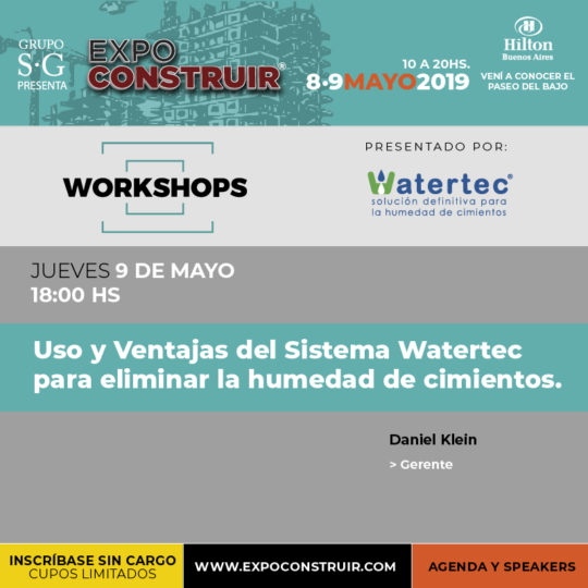 Workshop Watertec Expoconstruir